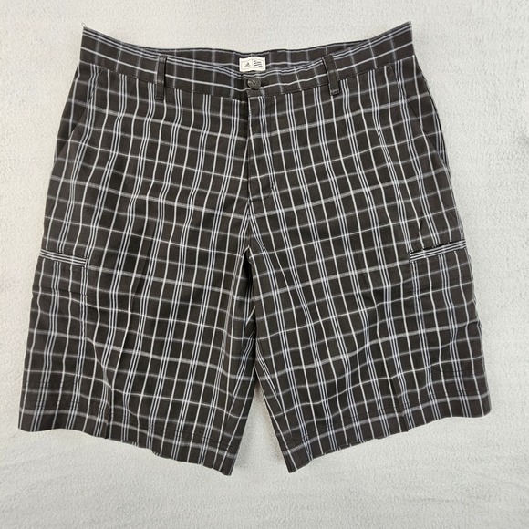 adidas Other - adidas cargo shorts men 34 black checkered